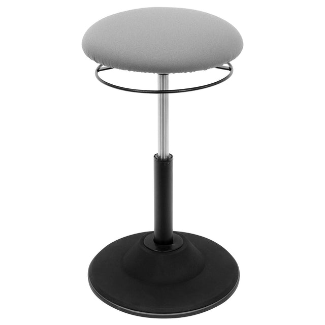 Grey Desk Accessories - Height Adjustable Standing Desk Stool - Mount-It! - MI-932