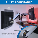 Monitor Mount - Heavy Duty Dual Monitor Arm For Screens Up To 35" - Mount-It! - MI-4882