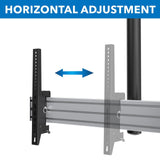 TV Mount - Heavy-Duty Dual TV Ceiling Mount - Mount-It! -