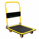 Hand Truck - Heavy Duty Foldable Flatbed with Swivel Wheels - Mount-It! - MI-921