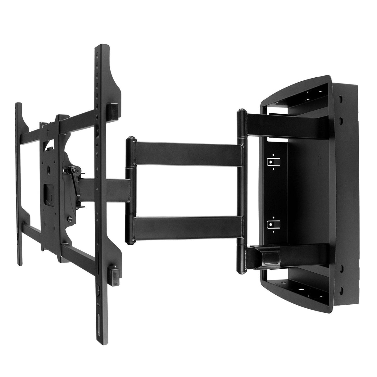 TV Mount - Heavy Duty Full Motion TV Wall Mount with Long Extension and Recessed Base - Mount-It! - MI-381