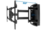 TV Mount - Heavy Duty Full Motion TV Wall Mount with Long Extension and Recessed Base - Mount-It! - MI-381