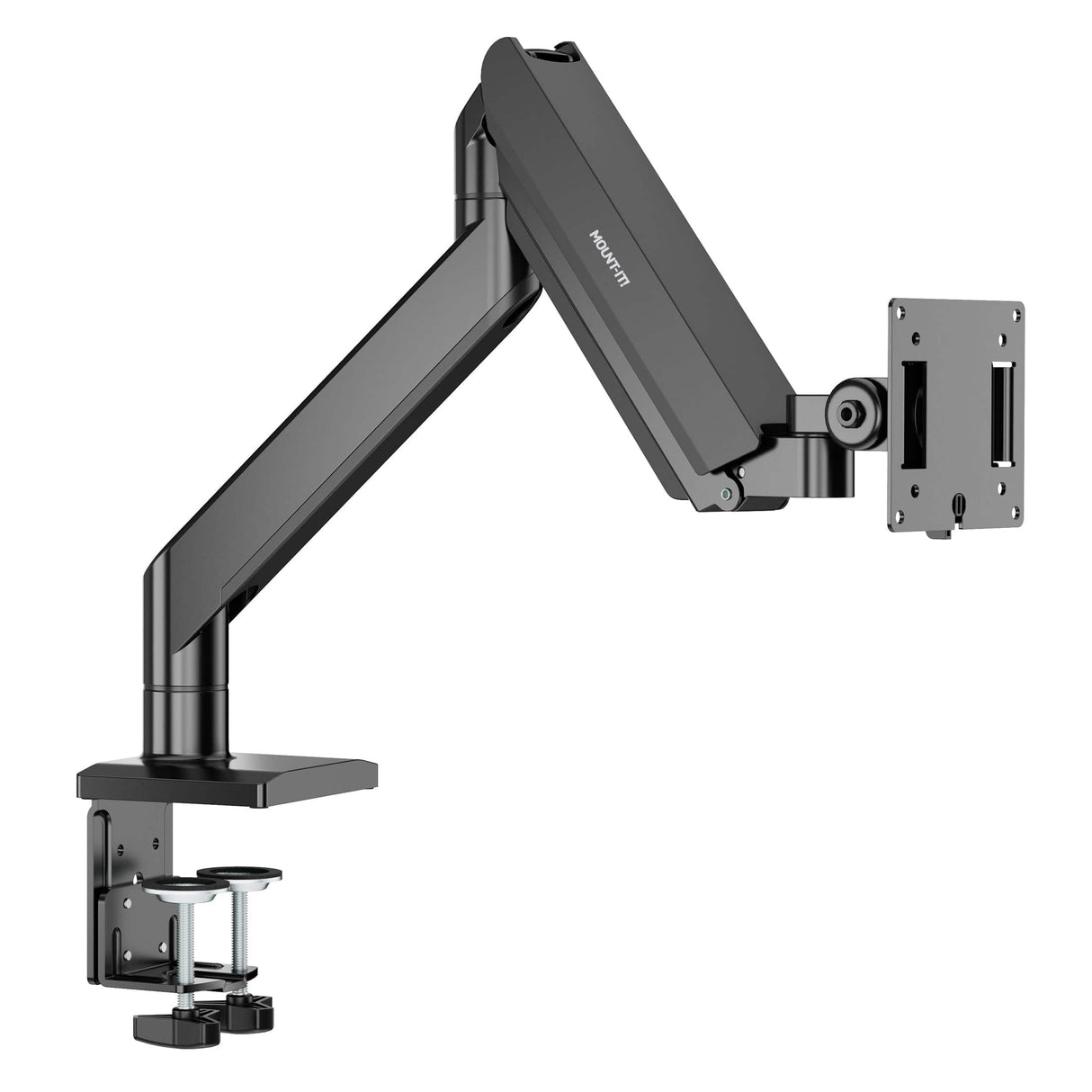 Monitor Mount - Heavy-Duty Single Monitor Desk Mount with Gas Spring Arm - Mount-It! - MI-4891