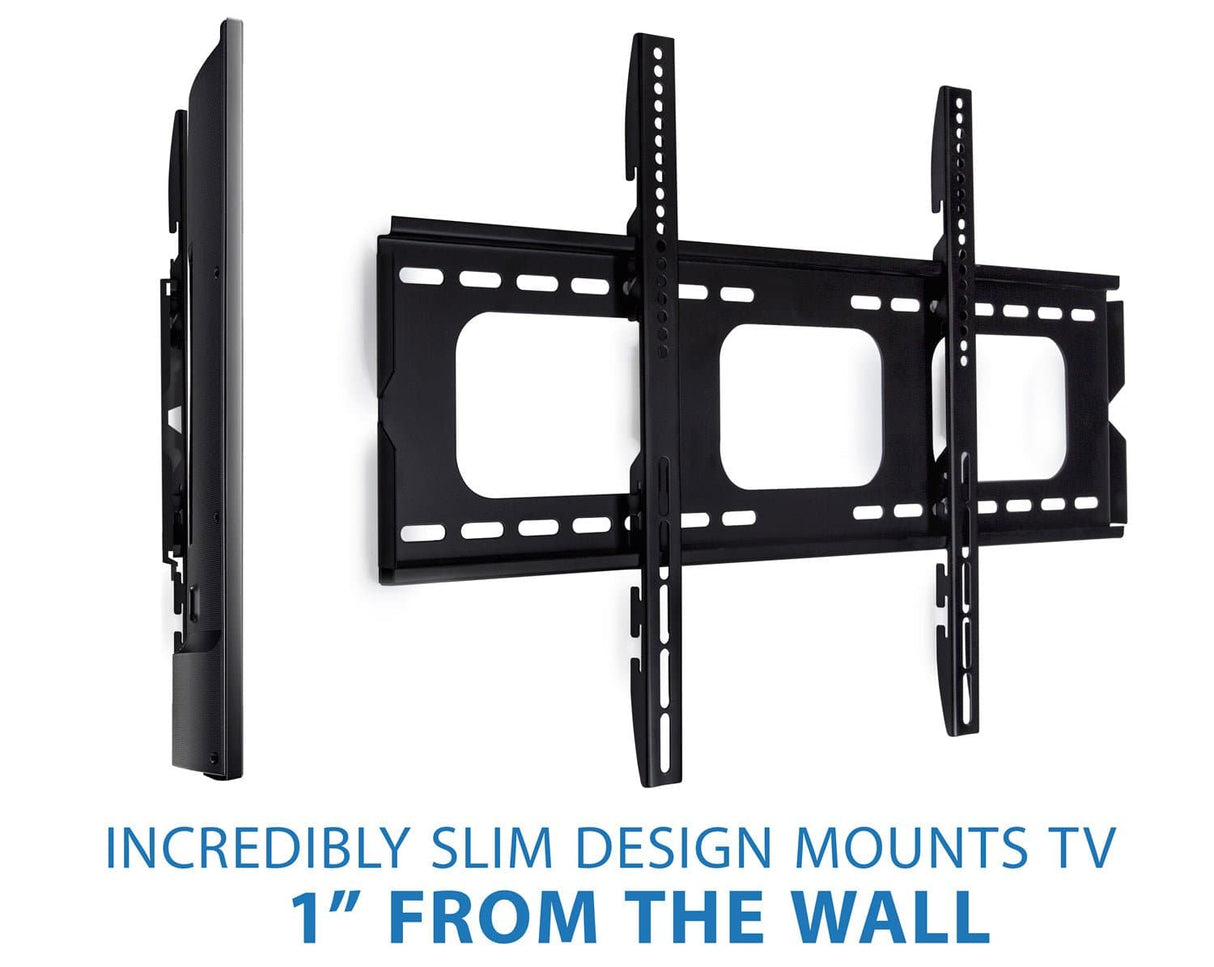 TV Mount - Heavy-Duty Ultra Low Profile TV Wall Mount with Locking Feature - Mount-It! - MI-305B