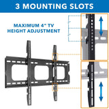 TV Mount - Heavy-Duty Ultra Low Profile TV Wall Mount with Locking Feature - Mount-It! - MI-305B