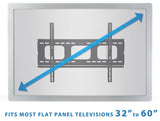 TV Mount - Heavy-Duty Ultra Low Profile TV Wall Mount with Locking Feature - Mount-It! - MI-305B