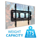 TV Mount - Heavy-Duty Ultra Low Profile TV Wall Mount with Locking Feature - Mount-It! - MI-305B