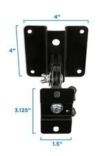 Speaker Mount - Heavy Duty Universal Speaker Mounts for Walls/Ceiling - Black - Mount-It! - MI-SB03