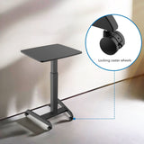 Mobile Standing Desk - Height Adjustable Rolling Laptop Desk - Mount-It! -