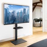 TV Stand - Height Adjustable TV Stand with Shelf - Mount-It! - MI-1877