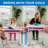 Children's Desks - Kids Desk and Chair Set for Ages 3-10 - Mount-It! -