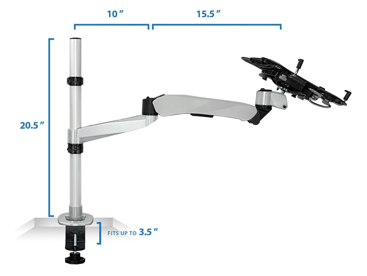 Laptop Mount - Laptop Desk Mount w/ USB Powered Cooling Fan - Mount-It! - MI-75806