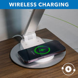 Desk Accessories - LED Desk Lamp with Wireless Charging - Mount-It! - TS-7009