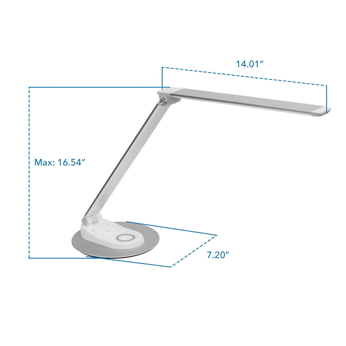 Desk Accessories - LED Desk Lamp with Wireless Charging - Mount-It! - TS-7009