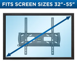 TV Mount - Locking Anti-Theft TV Wall Mount - Mount-It! - MI-2244T