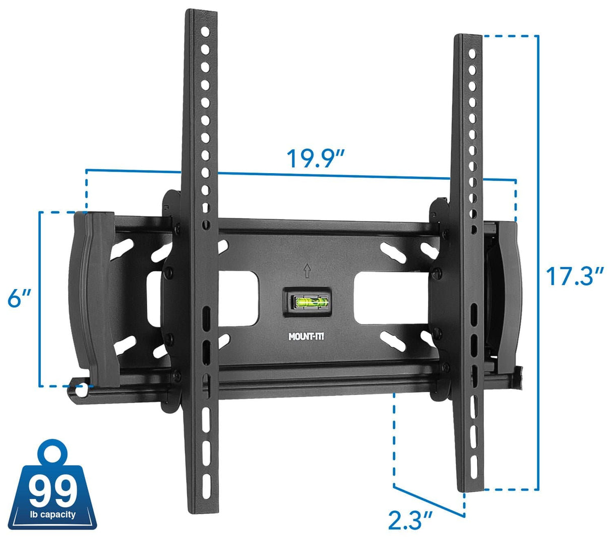 TV Mount - Locking Anti-Theft TV Wall Mount - Mount-It! - MI-2244T