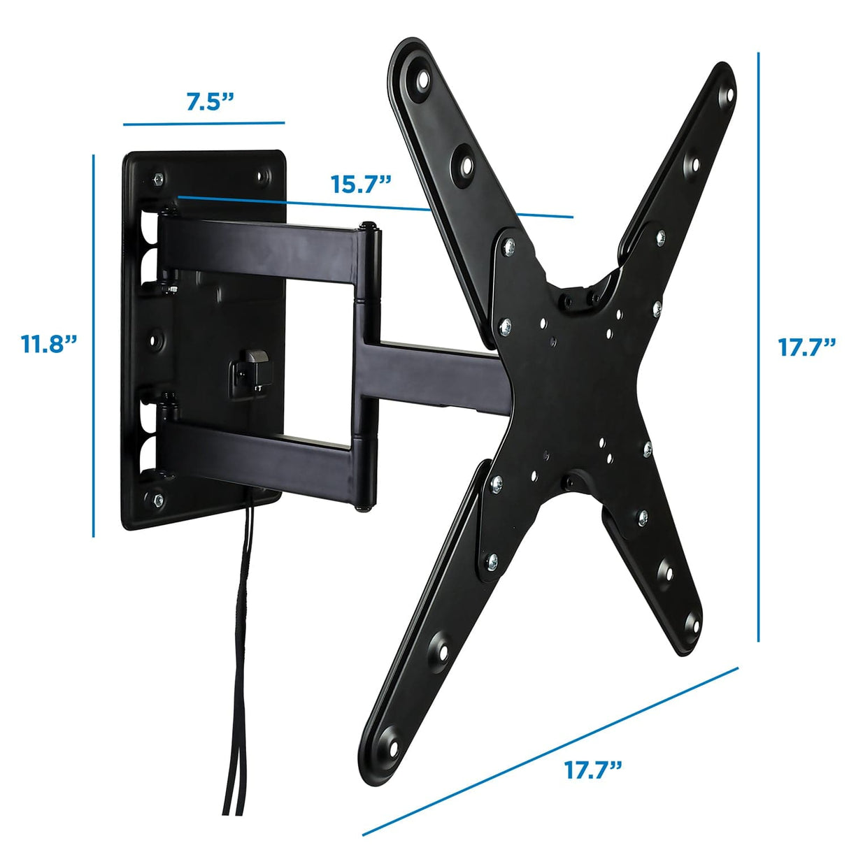 TV Mount - Locking RV and Trailer TV Wall Mount with Detachable Bracket - Mount-It! - MI-430