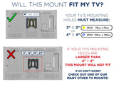 TV Mount - Low Profile Fixed TV Mount - Mount-It! - MI-203