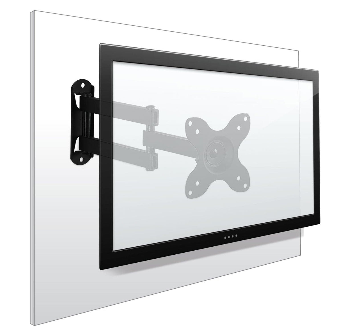 TV Mount - Low Profile Full Motion TV Wall Mount - Mount-It! - MI-2041