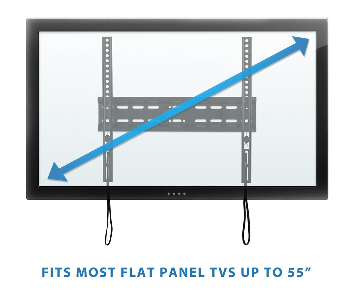 TV Mount - Low Profile Slim TV Wall Mount Fixed TV Bracket - Mount-It! - MI-3050