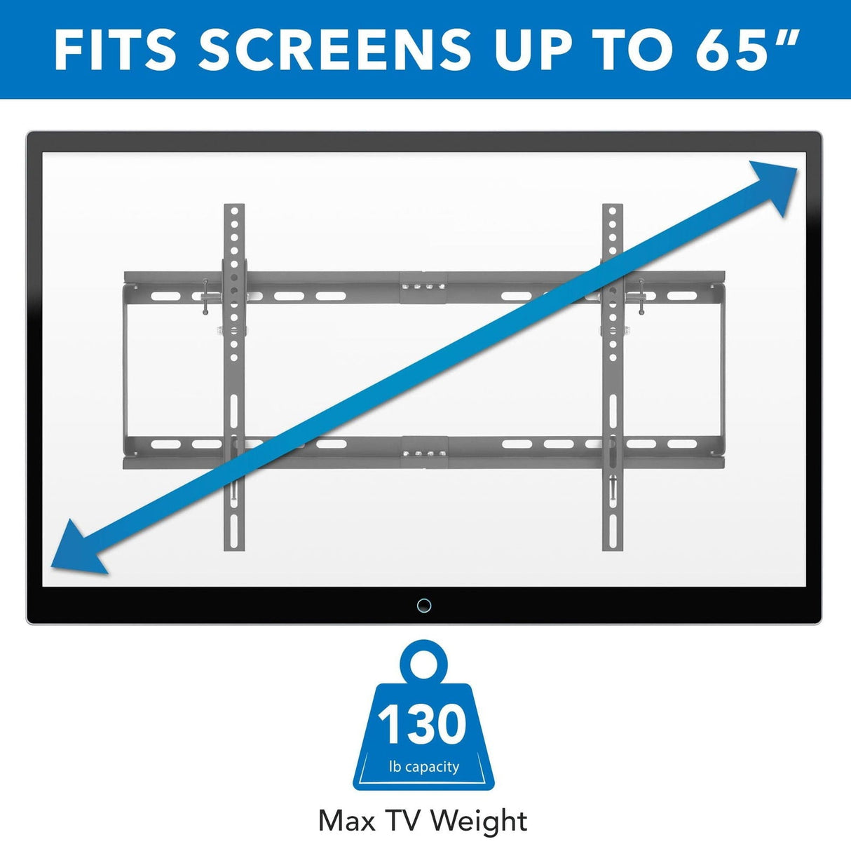 TV Mount - Low Profile Tilt TV Wall Mount - Mount-It! - MI-1121M