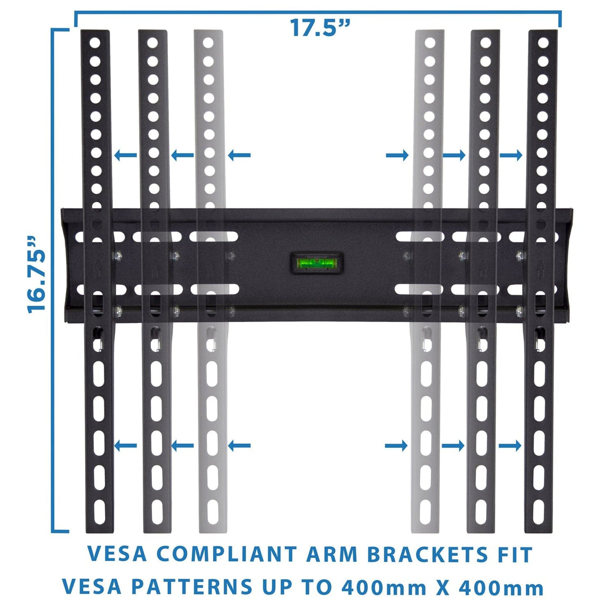 TV Mount - Low Profile Tilting TV Wall Mount - 32" to 55" Screen Size - Mount-It! - MI-3030NB