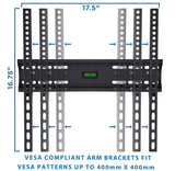 TV Mount - Low Profile Tilting TV Wall Mount - 32" to 55" Screen Size - Mount-It! - MI-3030NB