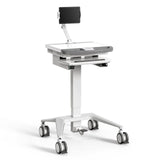 - MedHub Mobile Workstation with Tablet Arm - Mount-It! - MI-16018