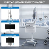 Monitor Mount - Monitor Mount for MedHub Mobile Workstations - Mount-It! - MI-16005