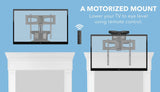 TV Mount - Motorized Fireplace TV Wall Mount | Fits 40-70 Inch TV Screen - Mount-It! -