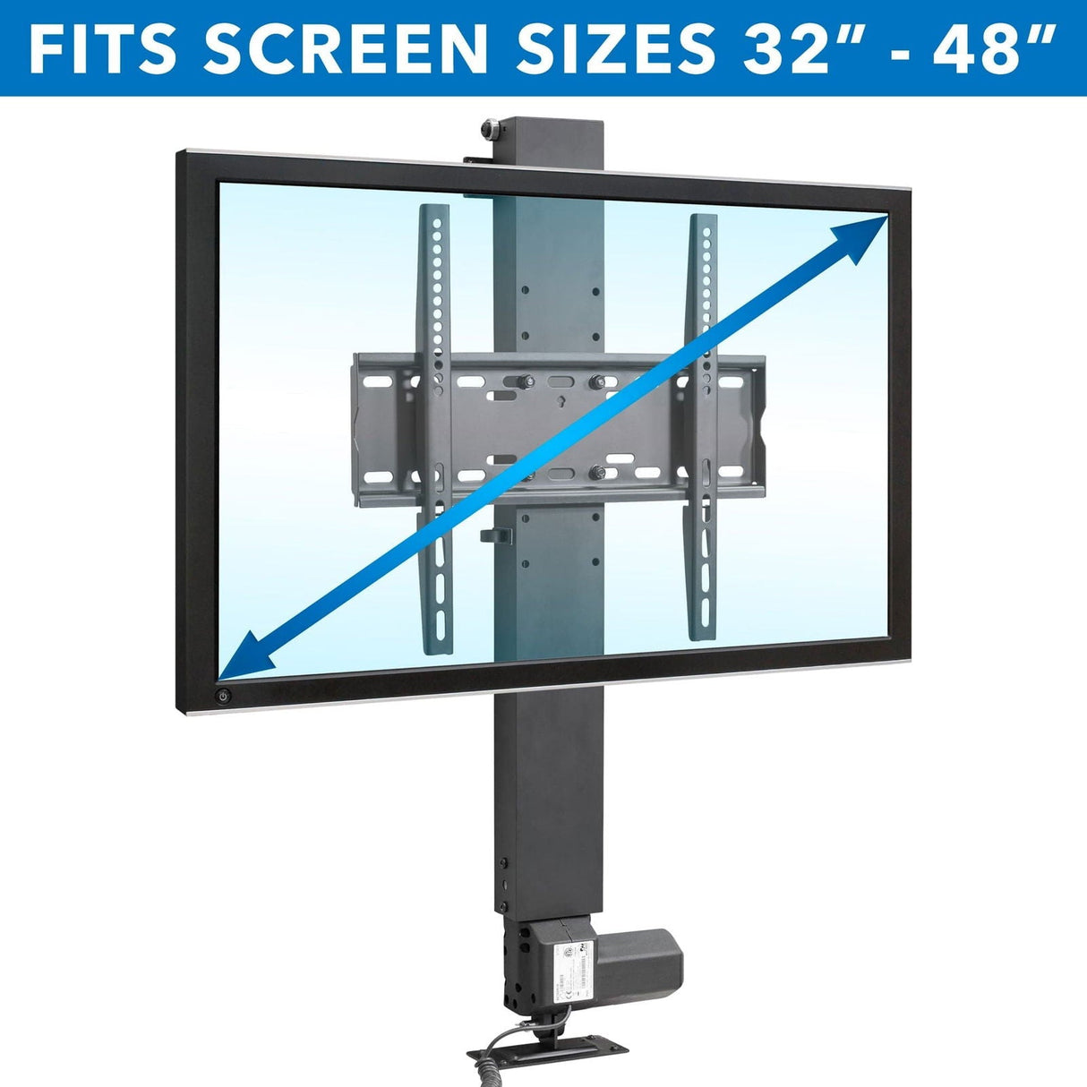 TV Stand - Motorized TV Cabinet Lift - Mount-It! - MI-453