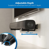 Speaker Mount - No Stud Sound Bar Wall Mount - Mount-It! - MI-SB60