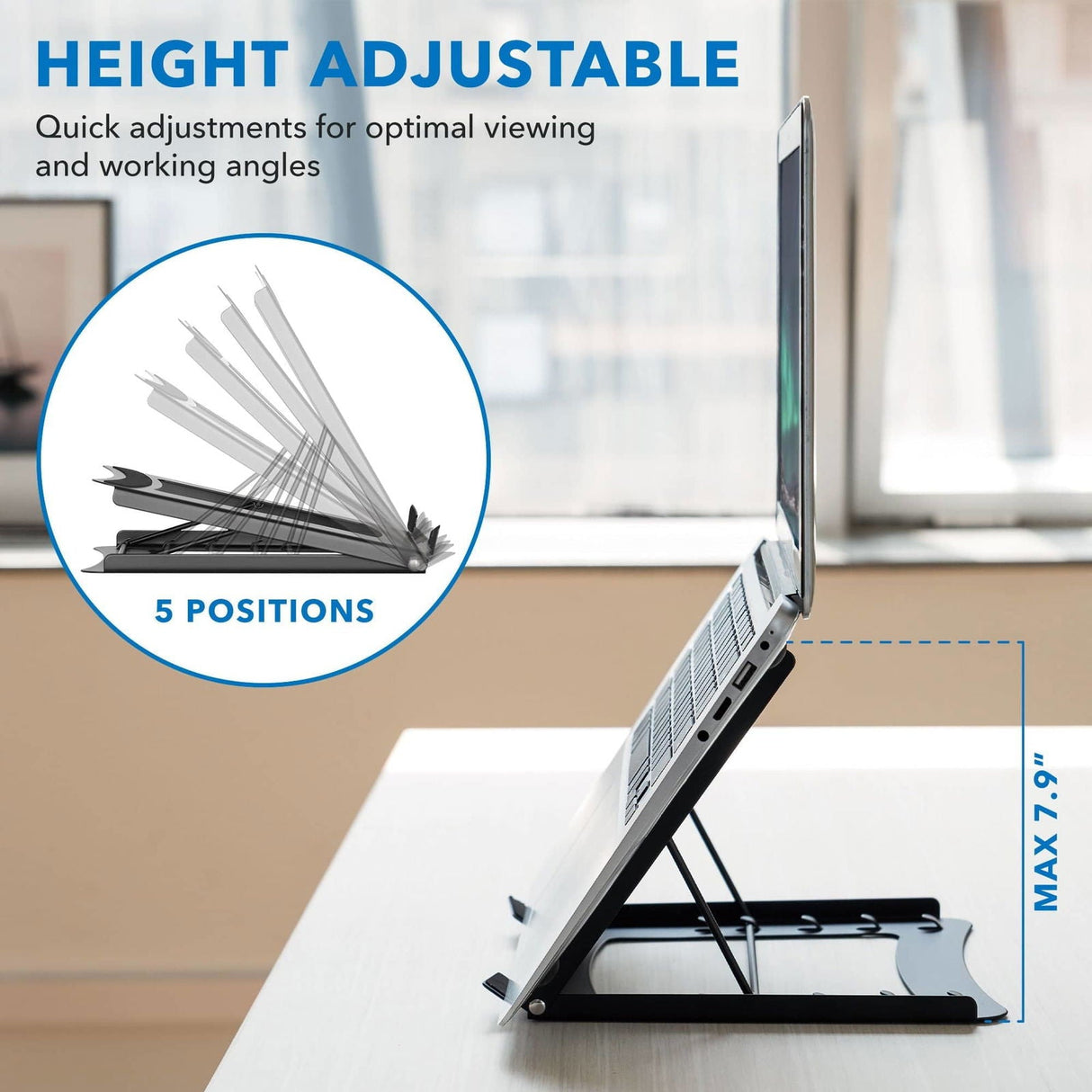 Laptop Stand - Portable Folding Laptop Stand - Mount-It! - MI-7270