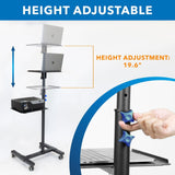 Projector Mount - Portable Height Adjustable Laptop & Projector Stand - Mount-It! - MI-7943