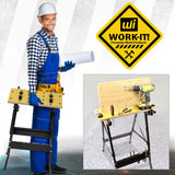 - Portable Workbench with Clamps - Mount-It! - WI-1001