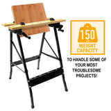 - Portable Workbench with Clamps - Mount-It! - WI-1001