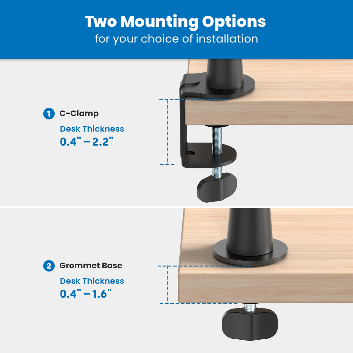 Desk Accessories - Premium Microphone Boom Arm - Mount-It! - MI-7612