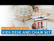 Kids Desk and Chair Set for Ages 3-10