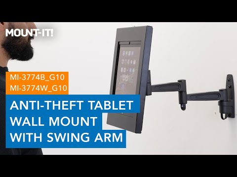 Anti-Theft Tablet Wall Mount with Swing Arm for iPad, iPad Air, iPad Pro