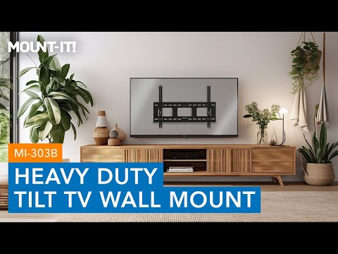 Heavy-Duty Tilt TV Wall Mount