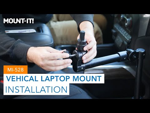 Vehicle Laptop Mount with Universal Base