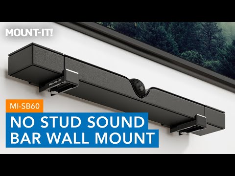 Mount soundbar fashion without drilling