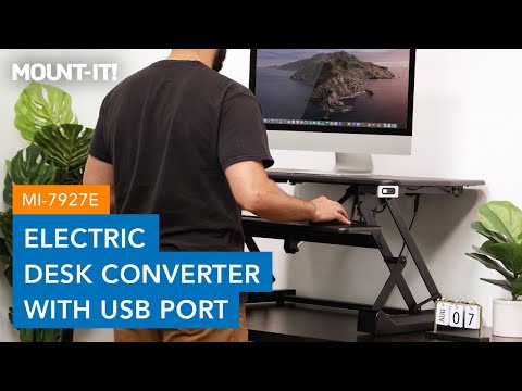 Electric Desk Converter with Built-In USB Port