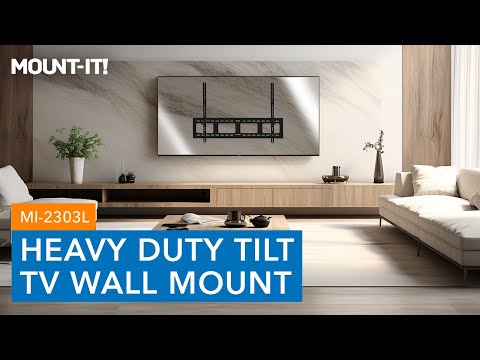 Heavy-Duty Tilt TV Wall Mount