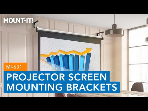 12" Universal Projector Screen Mount - Wall or Ceiling Installation