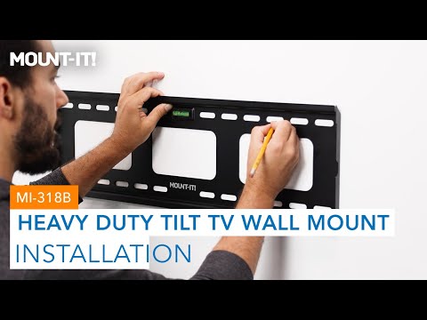 Heavy-Duty Tilt TV Wall Mount with Low Profile