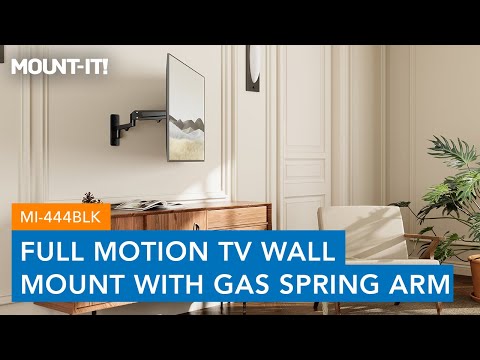 Full Motion TV Wall Mount with Gas Spring Arm