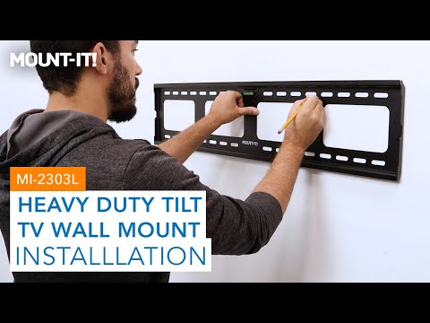 Heavy-Duty Tilt TV Wall Mount