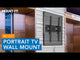 Portrait TV Wall Mount