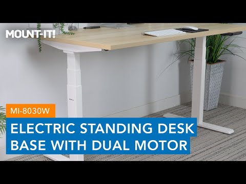 Dual-Motor, 3-Stage Electric Standing Desk Frame